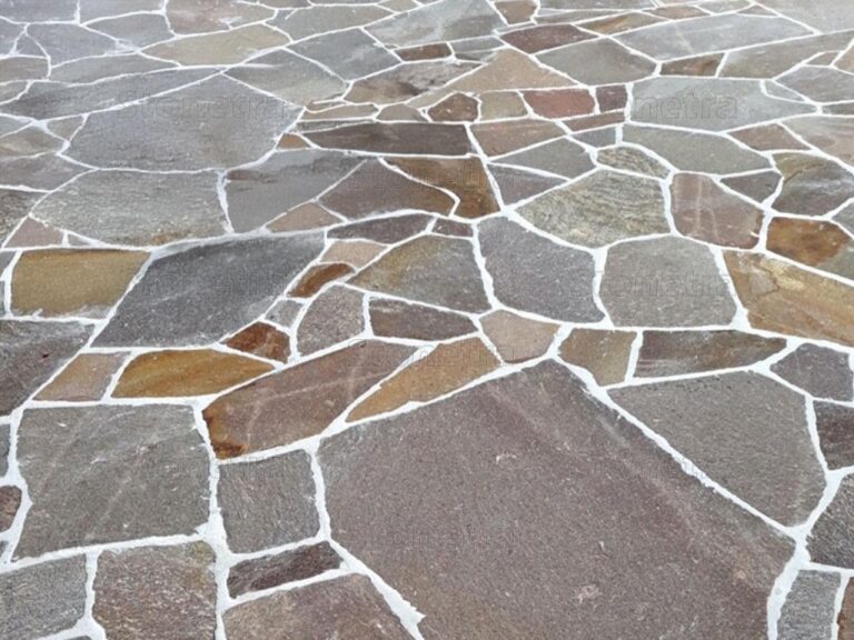 708 natural flagstone paving porphyry grey redwith irregular fieldstones for walkways and garden paths